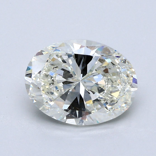 3.51 carat J-SI1 Natūralus Oval Deimantas (1)