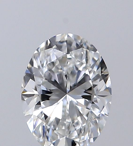 0.5 carat E-VS2 Natūralus Oval Deimantas (1)