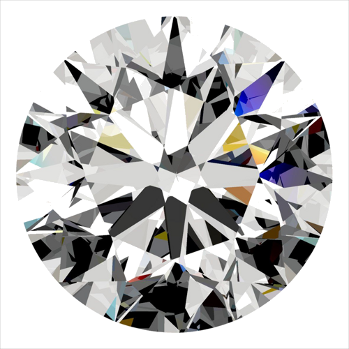 0.4 carat E-VS1 Very Good cut Natūralus Round Deimantas (1)