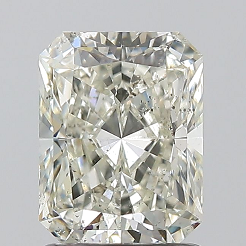 1.5 carat K-SI2 Natūralus Radiant Deimantas (1)