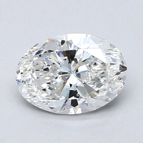 1.3 carat F-SI2 Natūralus Oval Deimantas (1)