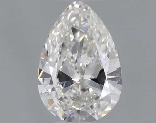 0.4 carat D-VVS2 Natūralus Pear Deimantas (1)