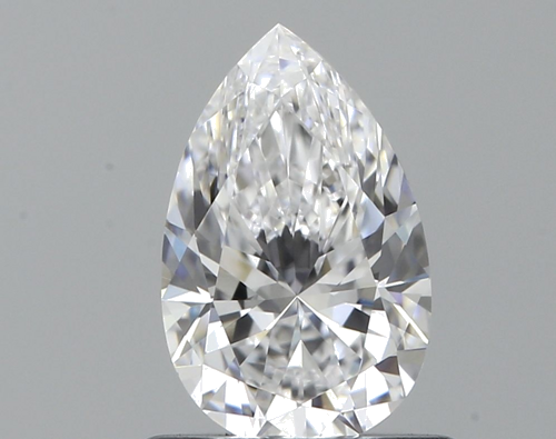 0.66 carat D-IF Natūralus Pear Deimantas (1)