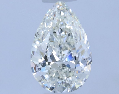 0.3 carat I-VS1 Natūralus Pear Deimantas (1)