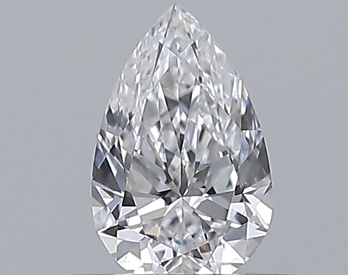 0.3 carat D-VVS2 Natūralus Pear Deimantas (1)