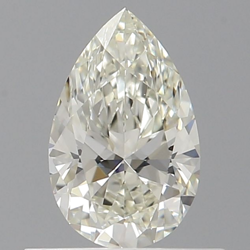 0.52 carat K-VVS2 Natūralus Pear Deimantas (1)