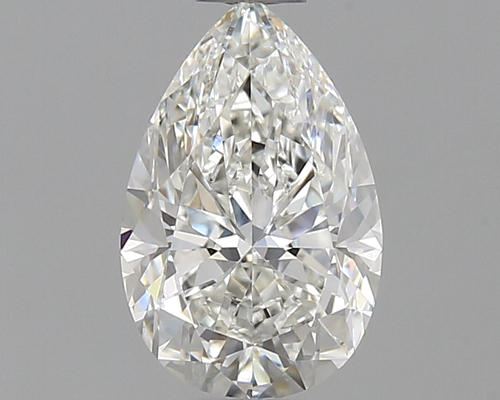 0.7 carat H-IF Natūralus Pear Deimantas (1)