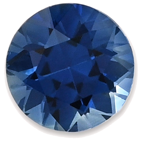 0.46 carat BLUE Round Safyras (1)