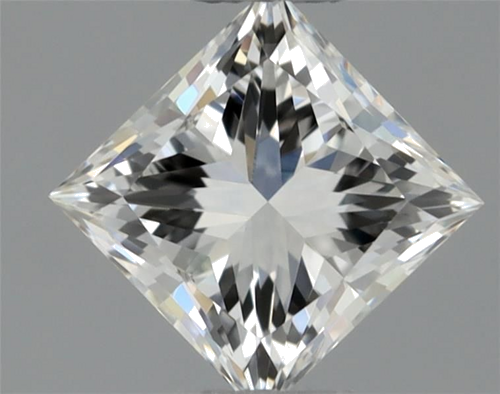 0.4 carat I-VVS2 Natūralus Princess Deimantas (1)