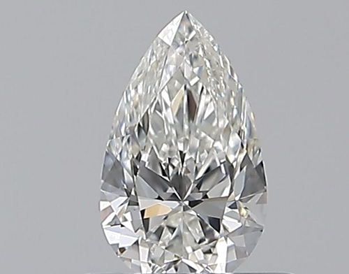 0.4 carat H-SI1 Natūralus Pear Deimantas (1)