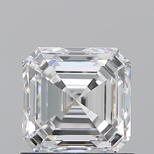 1.09 carat F-VVS2 Natūralus Asscher Deimantas (1)