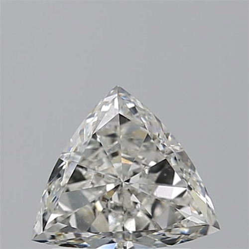 1.0 carat G-SI1 Natūralus Triangular Deimantas (1)