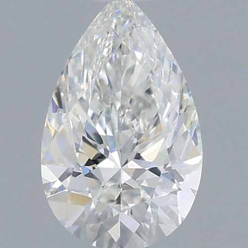 0.4 carat F-VS1 Natūralus Pear Deimantas (1)