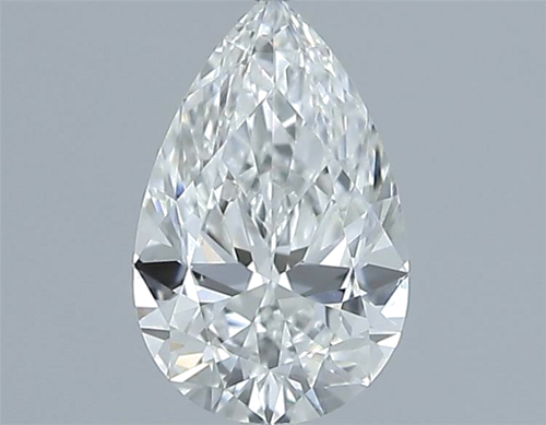 0.4 carat F-VS2 Natūralus Pear Deimantas (1)