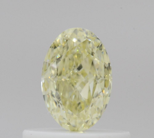 0.49 carat Fancy Yellow-VS1 Natūralus Oval Deimantas (1)