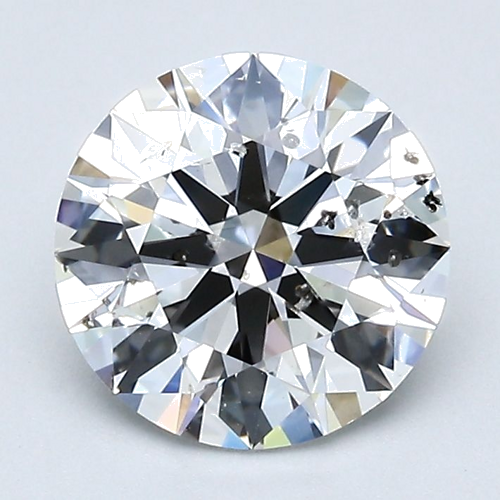 1.91 carat E-SI2 Excellent cut Natūralus Round Deimantas (1)