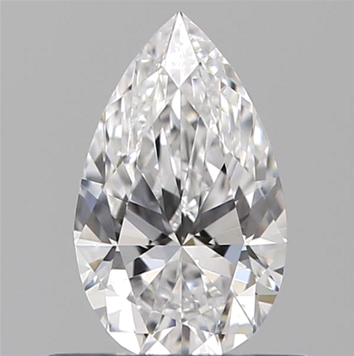 0.51 carat D-VS1 Natūralus Pear Deimantas (1)