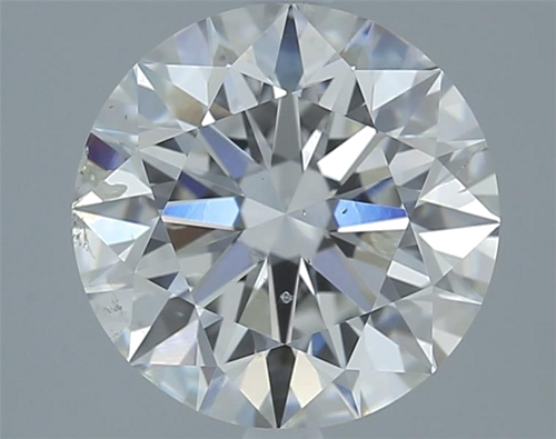 2.7 carat F-SI2 Excellent cut Natūralus Round Deimantas (1)