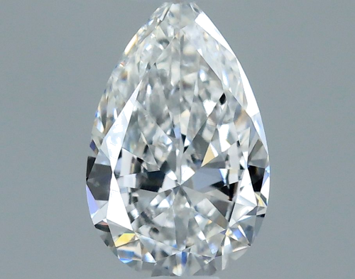 0.25 carat D-VVS1 Natūralus Pear Deimantas (1)