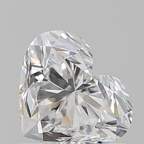 0.9 carat F-VVS2 Natūralus Heart Deimantas (1)