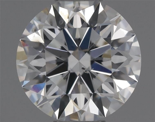 0.42 carat E-SI2 Excellent cut Natūralus Round Deimantas (1)
