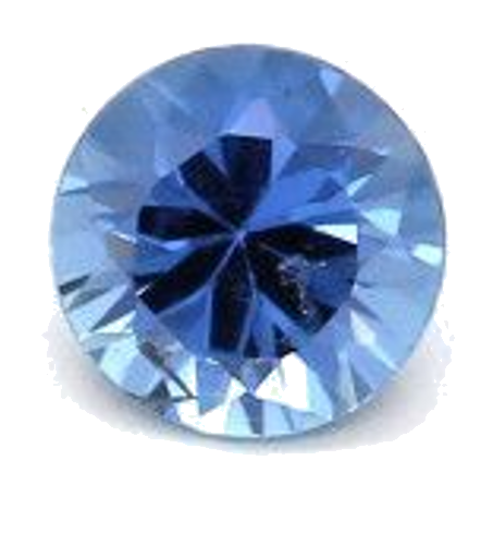 0.24 carat BLUE BRILLIANT cut Round Safyras (1)