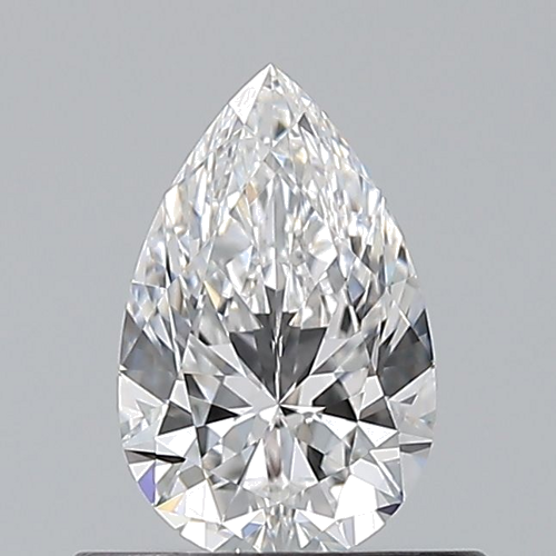 0.53 carat E-VVS2 Natūralus Pear Deimantas (1)