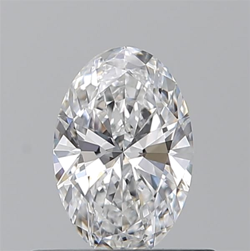 0.5 carat D-VVS2 Natūralus Oval Deimantas (1)