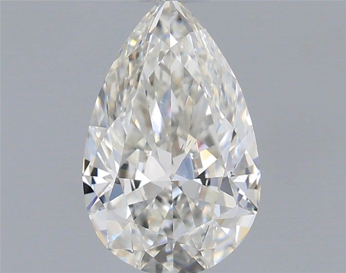 0.7 carat H-VS2 Natūralus Pear Deimantas (1)