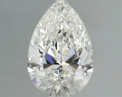 0.81 carat H-VVS2 Natūralus Pear Deimantas (1)
