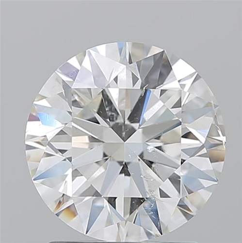 2.01 carat H-SI2 Excellent cut Natūralus Round Deimantas (1)