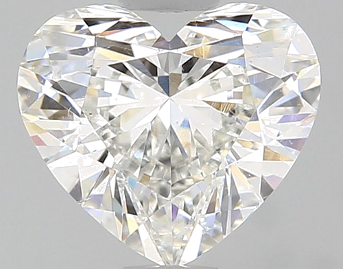 1.0 carat G-SI1 Natūralus Heart Deimantas (1)