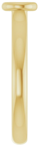 14K Yellow  4.1 mm Round Solitaire Engagement Ring Mounting (4)