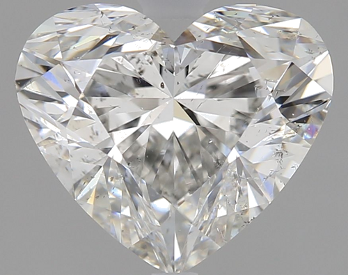 2.01 carat H-SI2 Natūralus Heart Deimantas (1)