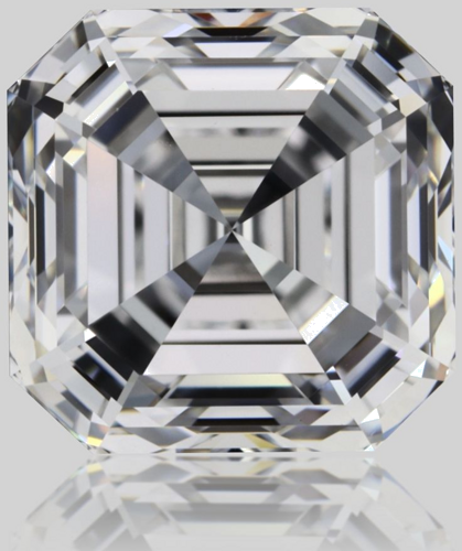 1.09 carat D-VVS2 Natūralus Asscher Deimantas (1)