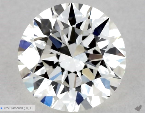 0.42 carat H-VS2 Excellent cut Natūralus Round Deimantas (1)
