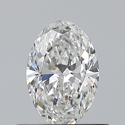 0.51 carat F-VVS2 Natūralus Oval Deimantas (1)