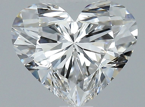 0.71 carat E-VS1 Natūralus Heart Deimantas (1)