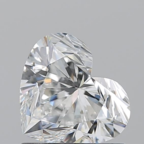 1.01 carat F-VS2 Natūralus Heart Deimantas (1)