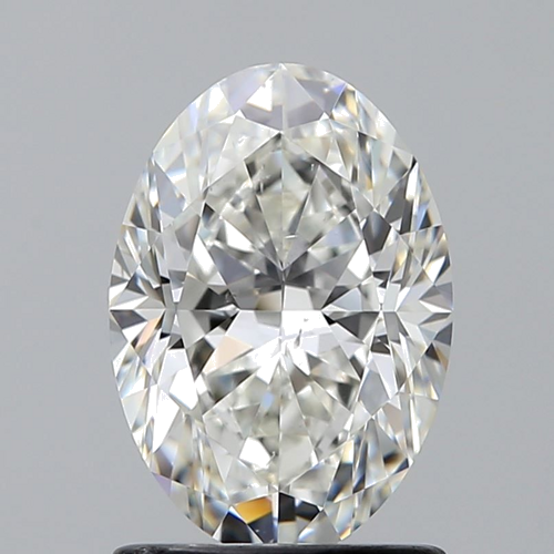 1.31 carat H-SI1 Natūralus Oval Deimantas (1)