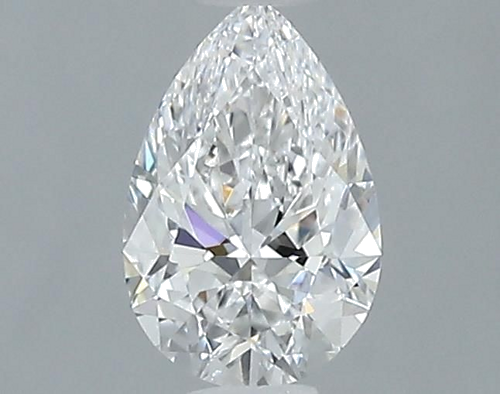 0.44 carat D-IF Natūralus Pear Deimantas (1)
