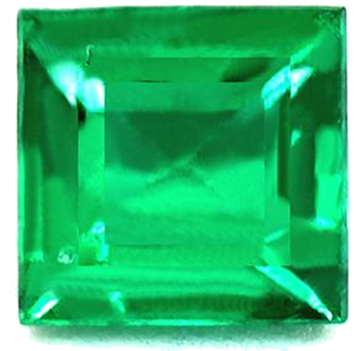 0.61 carat GREEN Square Smaragdas (1)