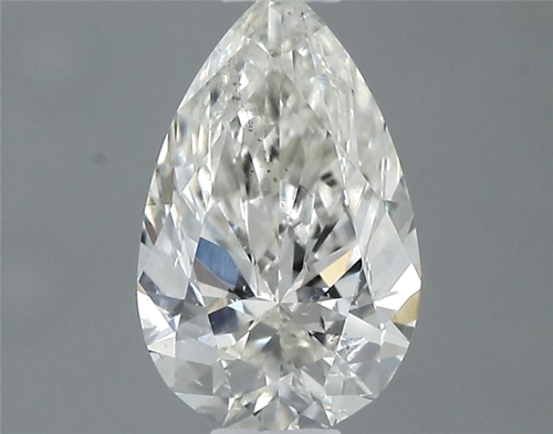 0.4 carat H-SI2 Natūralus Pear Deimantas (1)