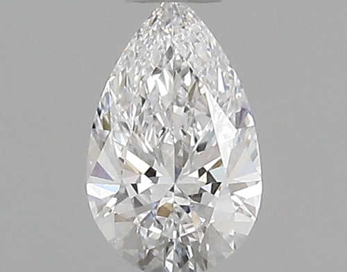 0.3 carat D-VVS1 Natūralus Pear Deimantas (1)