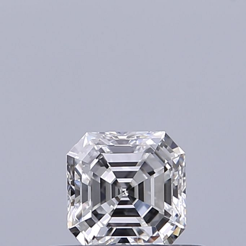 0.32 carat D-VVS2 Natūralus Asscher Deimantas (1)