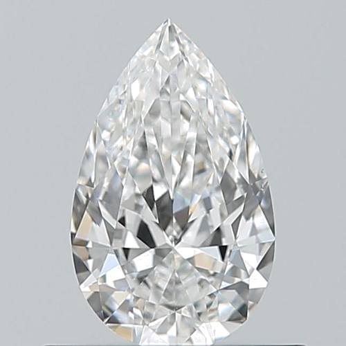 0.5 carat E-VS2 Natūralus Pear Deimantas (1)