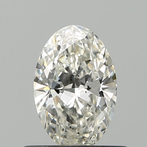 0.5 carat H-SI1 Natūralus Oval Deimantas (1)