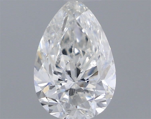 0.52 carat F-SI2 Natūralus Pear Deimantas (1)