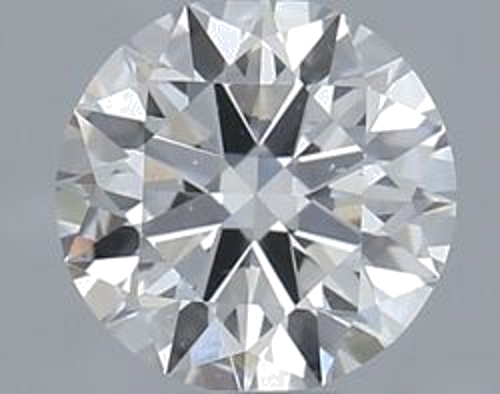 0.41 carat F-SI1 Excellent cut Natūralus Round Deimantas (1)