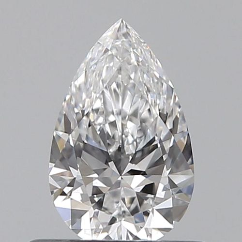 0.5 carat D-VVS1 Natūralus Pear Deimantas (1)